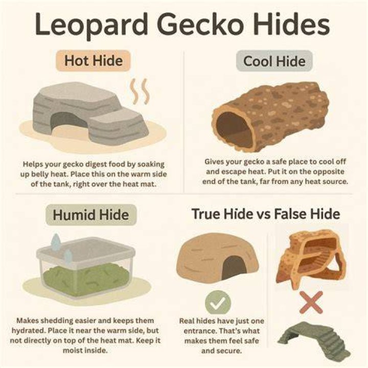 Do leopard geckos hide?