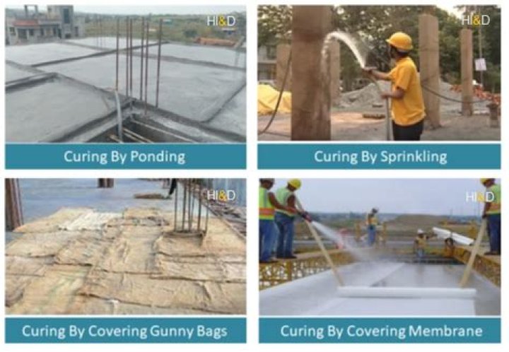 During the curing process concrete will?